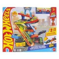 2in1 Hot Wheels Dönüşebilen Garaj Oyun Seti-  JHL94