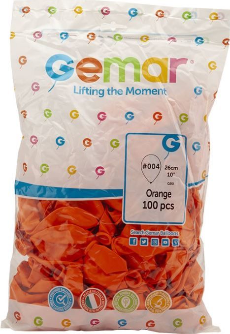 Gemar Balon 10'' 26 cm 100 Adet Turuncu