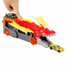 Hot Wheels Fırlatıcı ve Taşıyıcı Ejderha-  GTK42