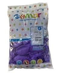 Gemar Balon 10'' 26 cm 100 Adet Mor
