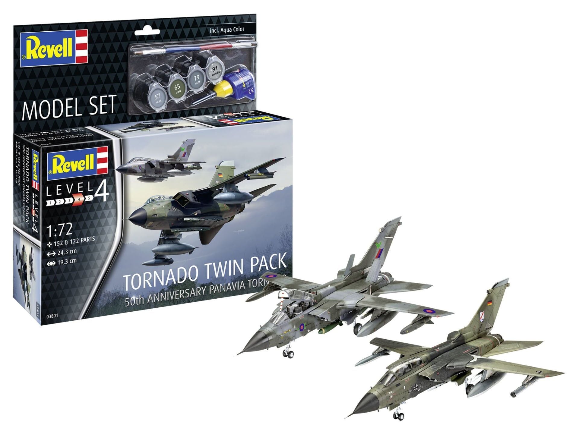 Revell Model Set Tornado 50th Anniversary Twinpack (63801)