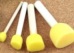 Esmay Sünger Ponpon Fırça 4 lü Set