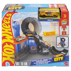 Hot Wheels Şehir Hayatı Serisi-  HDR24 - Downtown Tire Shop-  JHL75