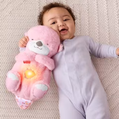 Fisher Price Uyku Arkadaşı Su Samuru Pembe-  JLJ33