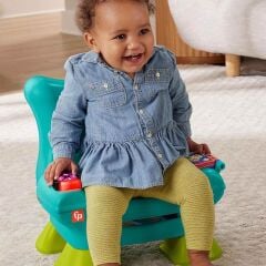 Sesli ve Işıklı Fisher Price Eğlen ve Öğren Yaşa Göre Gelişim İlk Koltuğum-  JGK94