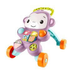 Fisher Price Sesli ve Işıklı Benimle Öğren Mor Maymun Yürüteç-  JGW94