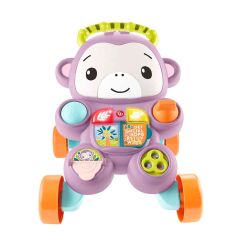 Fisher Price Sesli ve Işıklı Benimle Öğren Mor Maymun Yürüteç-  JGW94
