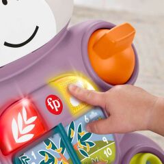 Fisher Price Sesli ve Işıklı Benimle Öğren Mor Maymun Yürüteç-  JGW94