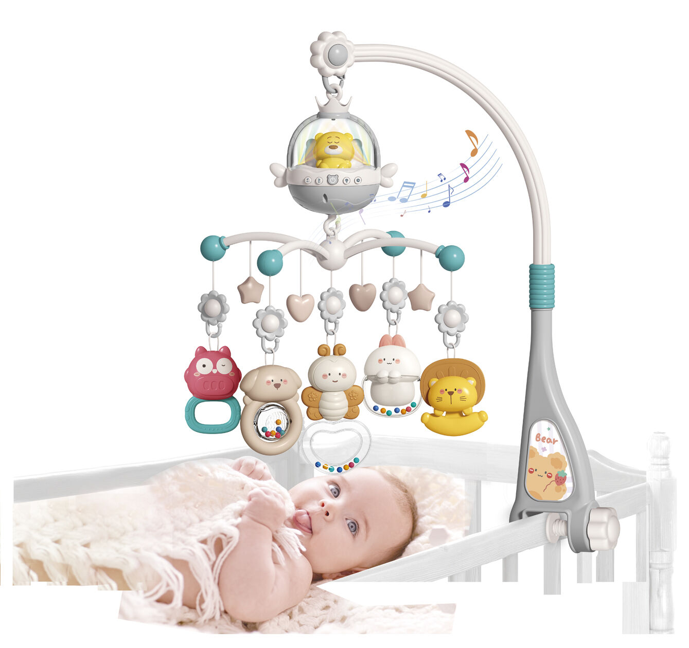 PREGO MAGIC NIGHT MÜZİKLİ DÖNENCE  MAVİ - 6052