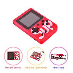Sup 400 Oyunlu Mini Atari Game Box- Taşınabilir Gameboy Kırmızı