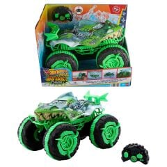 1:15 Hot Wheels Monster Trucks Mutant Great Bite R/C Uzaktan Kumandalı Araba-  JMM76