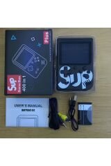 Sup 400 Oyunlu Mini Atari Game Box- Taşınabilir Gameboy Siyah