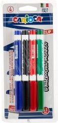 BEYAZ TAHTA KALEMİ 4 RENK 4'LÜ BLİSTERLİ 4.5 MM