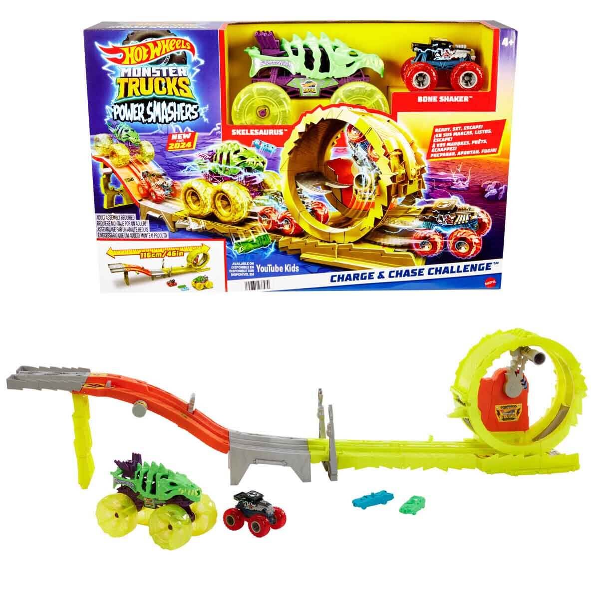 Hot Wheels Monster Trucks Charge Chase Challenge Oyun Seti-  HXT05