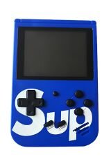 Sup 400 Oyunlu Mini Atari Game Box- Taşınabilir Gameboy Mavi