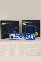 Sup 400 Oyunlu Mini Atari Game Box- Taşınabilir Gameboy Mavi