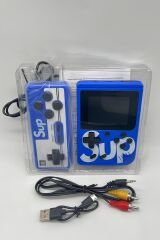 Sup 400 Oyunlu Mini Atari Game Box- Taşınabilir Gameboy Mavi