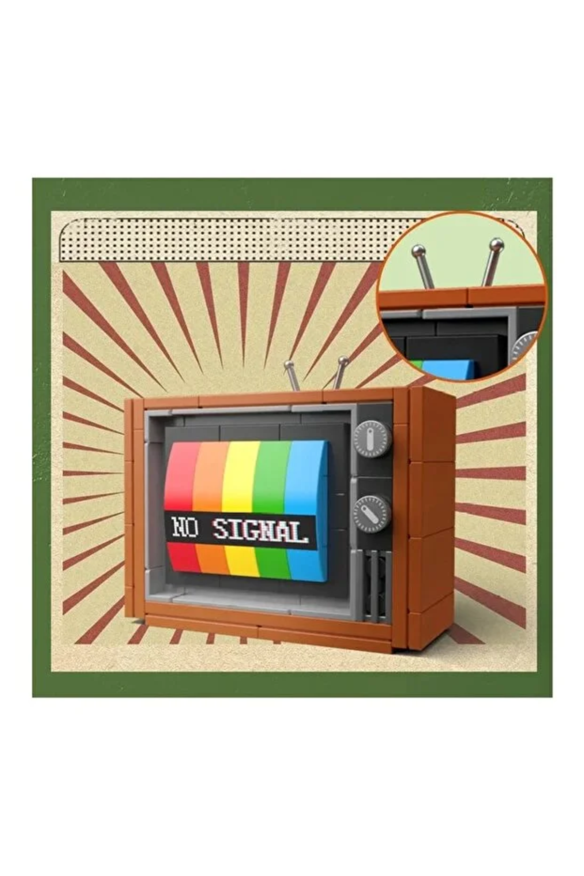 Retro Renkli Televizyon - JK8210 - 132 Parça