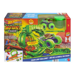 Hot Wheels Monster Trucks Mutant Kaosu Çemberde Yarış Oyun Seti-  JMK91