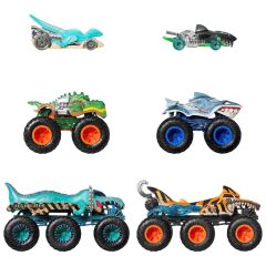 Hot Wheels Monster Trucks Köpek Balığı ve Dinozor Araba Multi Paket-  JGD68