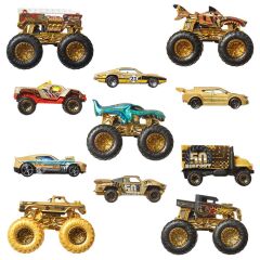 1:64 Hot Wheels Monster Trucks Bigfoot Trophy Şampiyonları Araba ve Kamyon Çoklu Arabalar-  JDW07