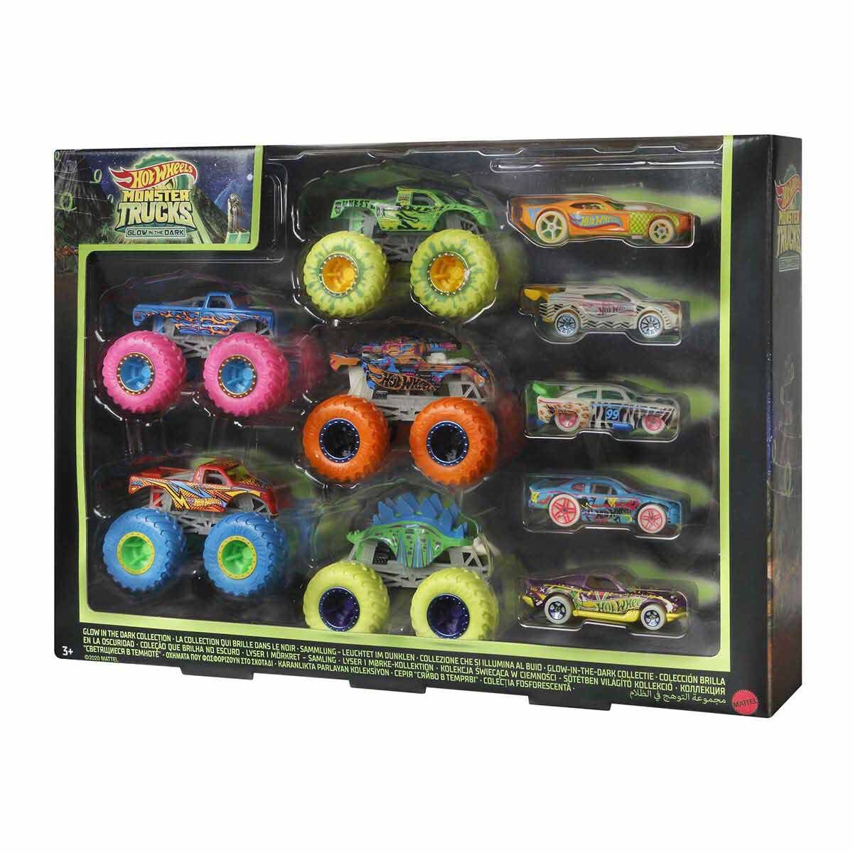 Hot Wheels Monster Trucks Karanlıkta Parlayan Araçlar Paketi-  HCB57
