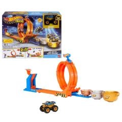 2in1 Hot Wheels Monster Trucks Döngü ve Takla Bigfoot Pist Seti-  JBX64