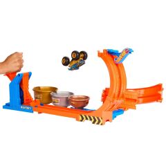 2in1 Hot Wheels Monster Trucks Döngü ve Takla Bigfoot Pist Seti-  JBX64