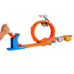 2in1 Hot Wheels Monster Trucks Döngü ve Takla Bigfoot Pist Seti-  JBX64