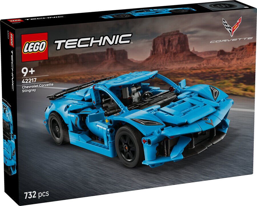 42217 LEGO® Technic Chevrolet Corvette Stingray Mavi