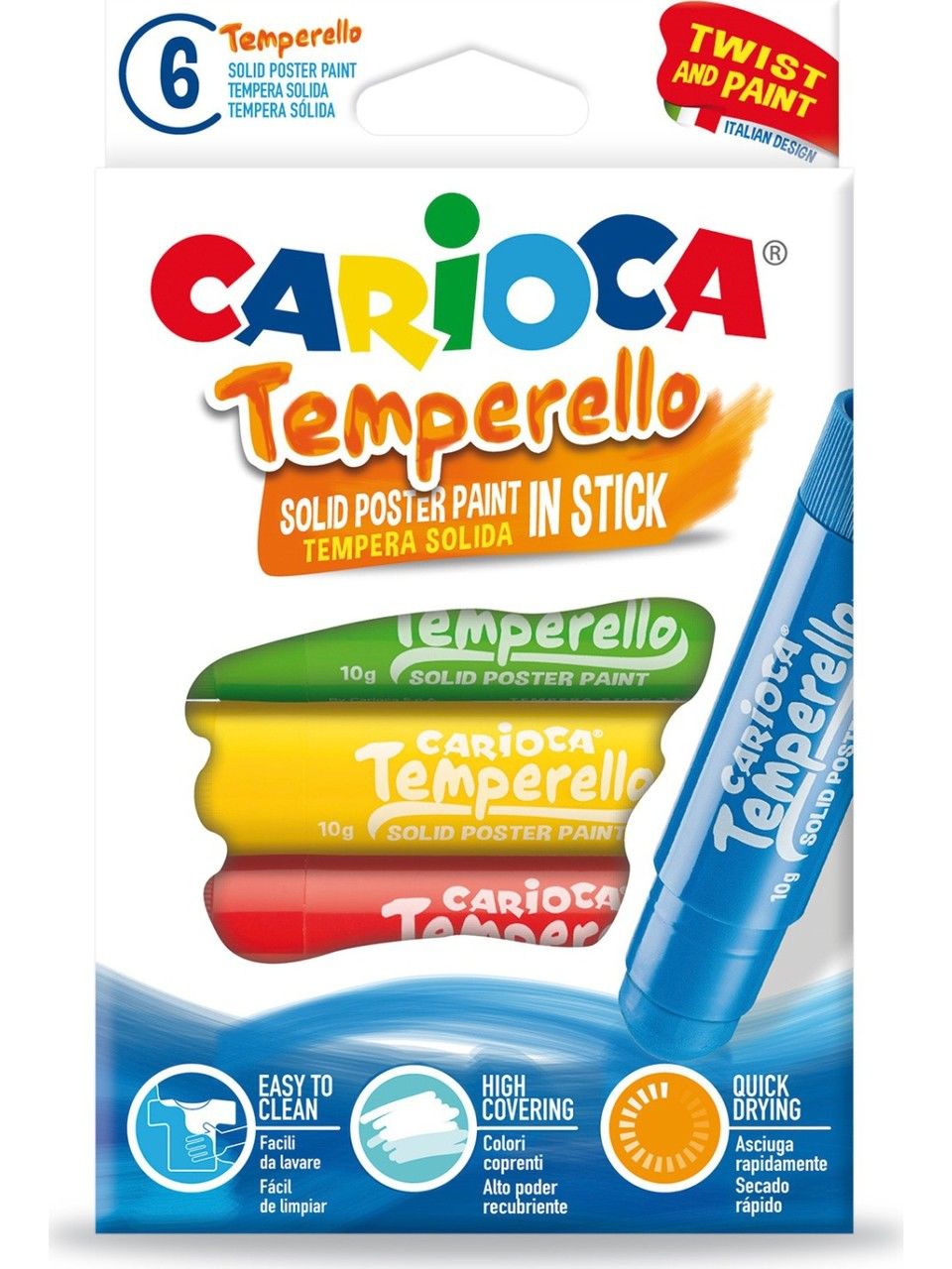 TEMPERELLO STICK POSTER BOYAMA KALEMİ 6'LI