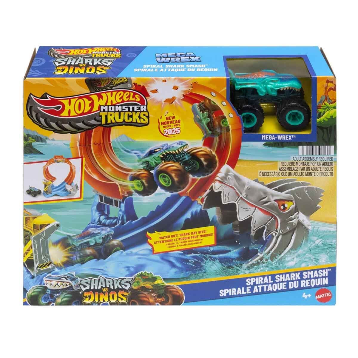 Hot Wheels Monster Trucks Köpekbalığı Oyun Seti-  JFR08