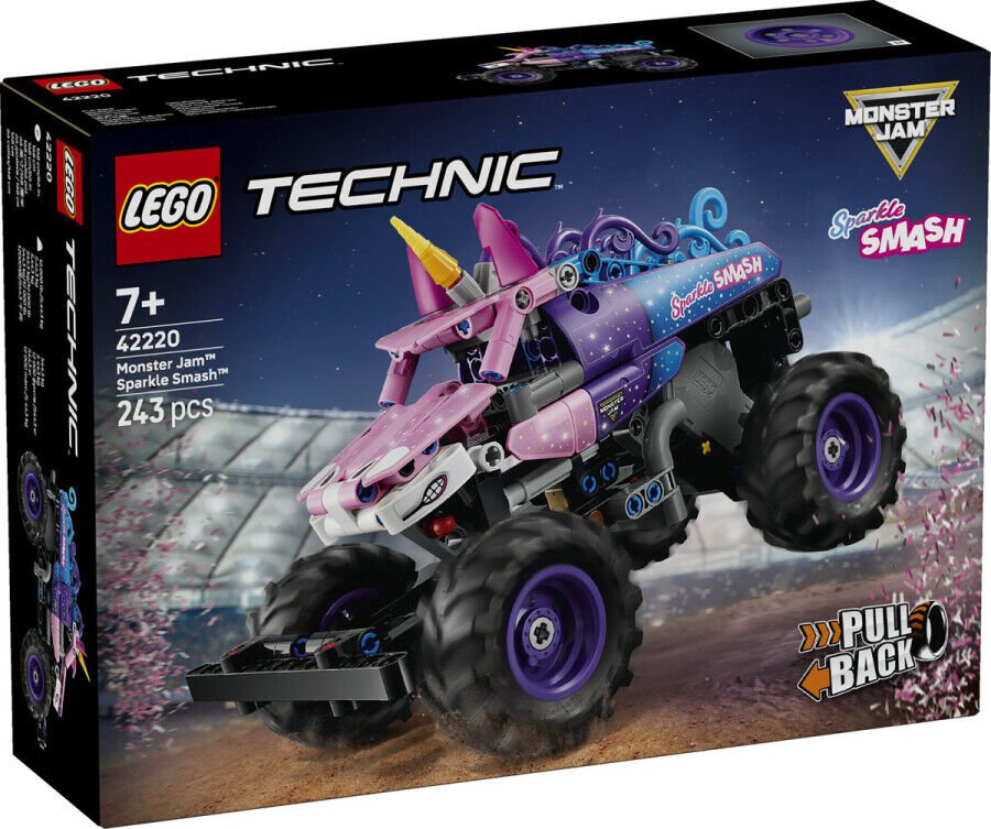42220 LEGO® Technic Monster Jam™ Sparkle Smash™ Çek-Bırak