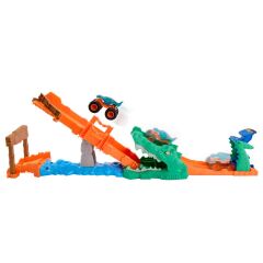 Hot Wheels Monster Trucks Timsahı Devir Oyun Seti-  JJN45