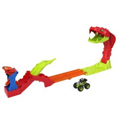 Hot Wheels Monster Trucks Snake Bite Güç Darbesi Oyun Seti-  JJN44
