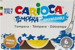 TEMPERA SULUBOYA SÜPER YIKANABİLİR 6*25 ML 6 RENK KARIŞIK