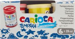 TEMPERA SULUBOYA SÜPER YIKANABİLİR 6*25 ML 6 RENK KARIŞIK