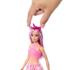 Barbie Prenses Bebekler Unicorn HRR12-Pembe Saçlı- HRR13