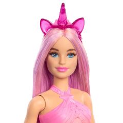 Barbie Prenses Bebekler Unicorn HRR12-Pembe Saçlı- HRR13