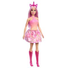 Barbie Prenses Bebekler Unicorn HRR12-Pembe Saçlı- HRR13