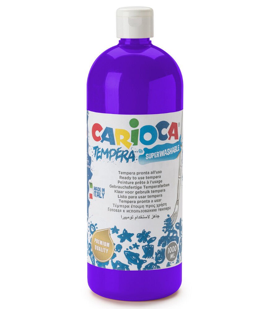 Carioca TEMPERA SULUBOYA SÜPER YIKANABİLİR MOR 1000 ML.