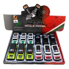Samatlı Oyuncak Die Cast Çek Bırak Polis-Ambulans-SWAT 4332 C