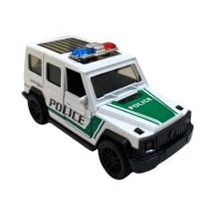 Samatlı Oyuncak Die Cast Çek Bırak Polis-Ambulans-SWAT 4332 C