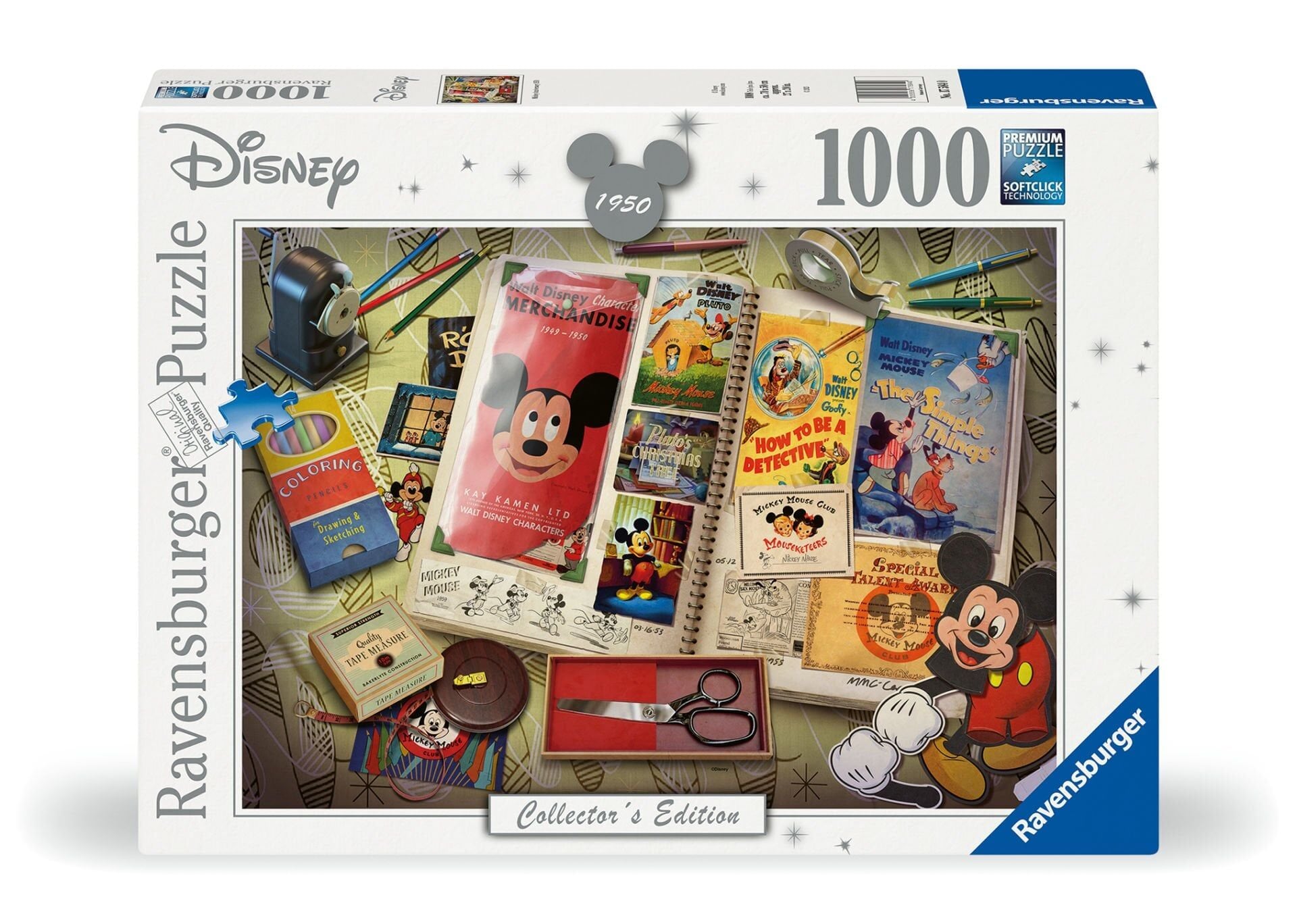 1000 Parça Puzzle Walt Disney Mickey Mouse 1950'ler (175840)