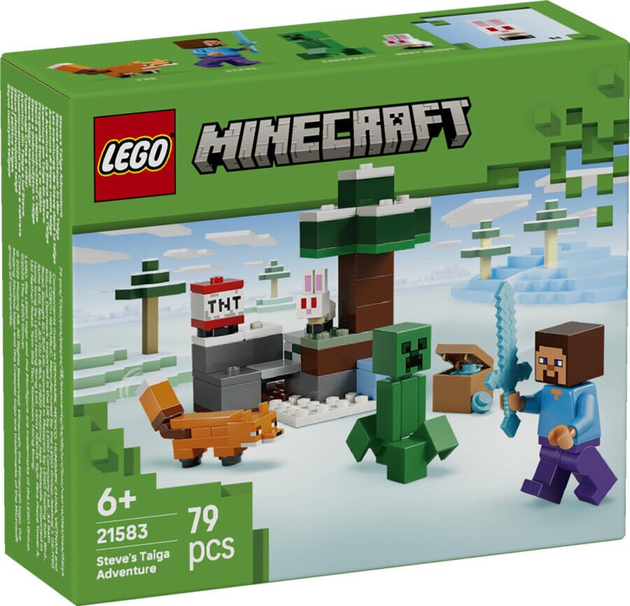 21583 LEGO® Minecraft® Steve'in Tayga Macerası