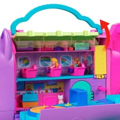 Polly Pocket Minik Kedi Hava Yolları Oyun Seti-  HWP19