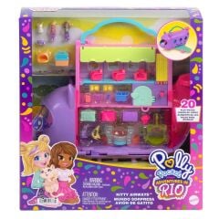 Polly Pocket Minik Kedi Hava Yolları Oyun Seti-  HWP19