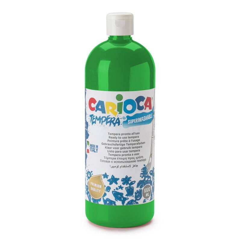 Carioca TEMPERA SULUBOYA SÜPER YIKANABİLİR YEŞİL 1000 ML.