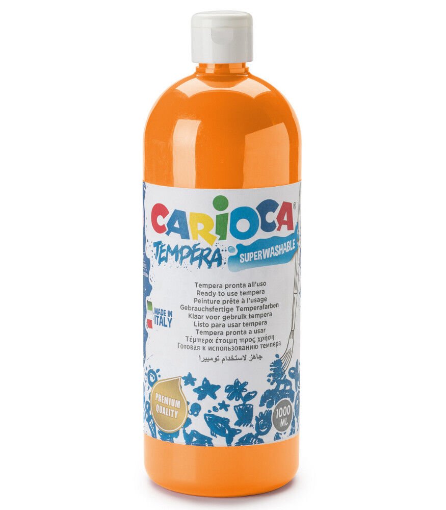 Carioca TEMPERA SULUBOYA SÜPER YIKANABİLİR TURUNCU 1000 ML.