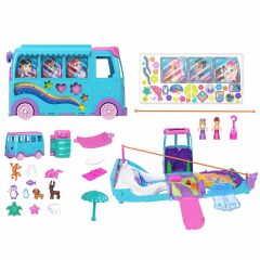 Polly Pocket Dönüşebilen Evcil Hayvan Karavanı Oyun Seti-   JCC22